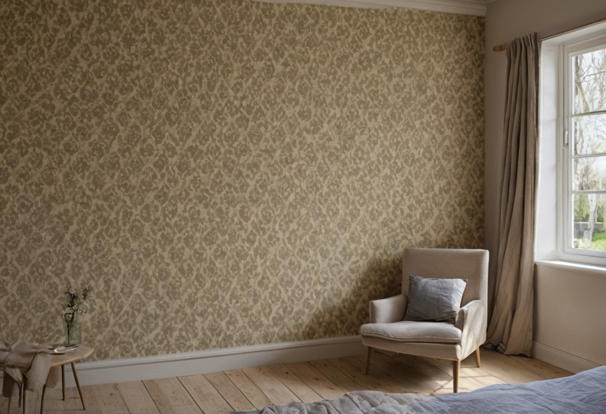 Wallpaper delivers pattern efficiently but demands precise preparation and seam planning editorial visual