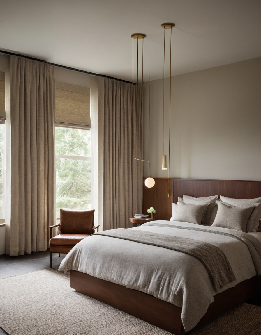 Curtains and lighting complete a first bedroom only when hardware and room conditions are included planning reference